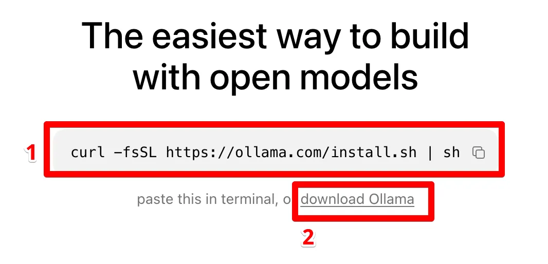 ollama install